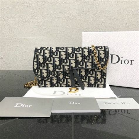 dior oblique long wallet|Bags .